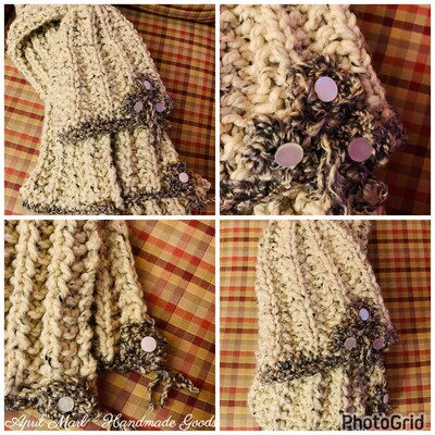 Chunky scarf and hat set - image4